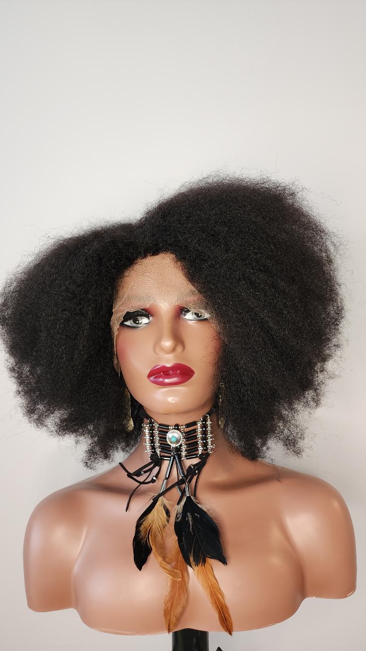 Afro Puff Girl Wig
