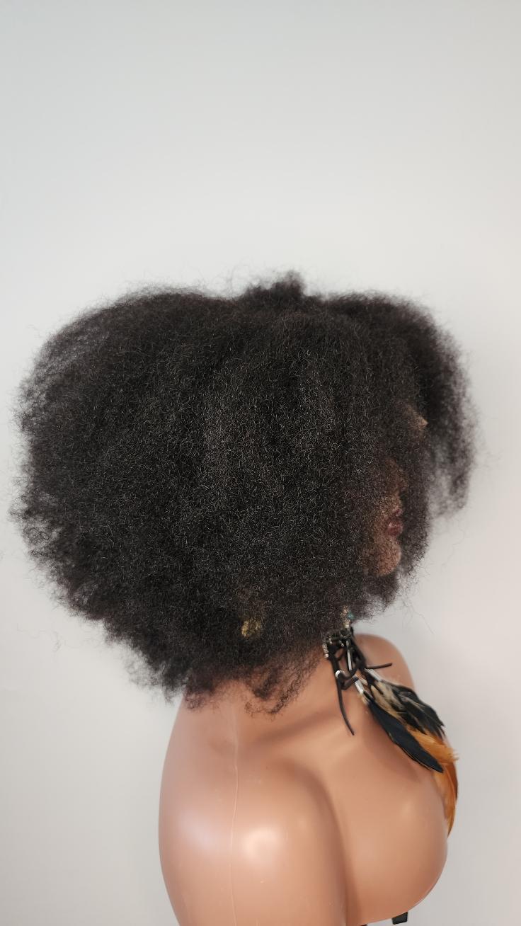 Afro Puff Girl Wig